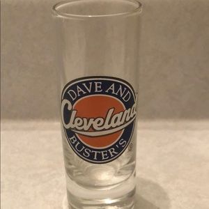 Cleveland Dave and busters shot glass